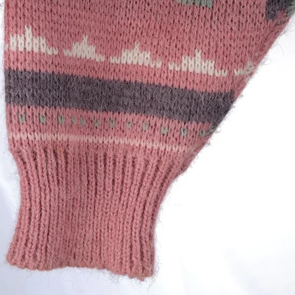 Vintage 62 East Pink Cottagecore Cardigan Sweater - Picture 3 of 5